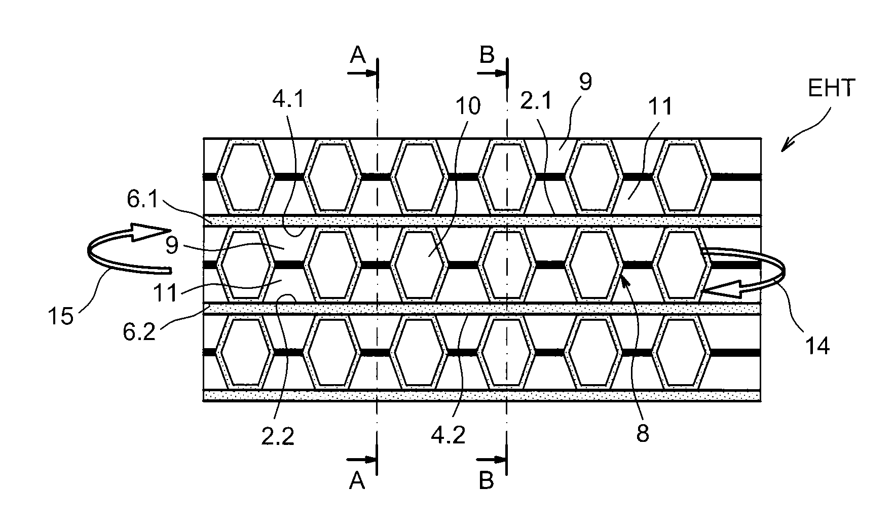 Electrochemistry method having improved efficiency and associated electrochemical reactor such as a high temperature electrolyser (EHT)