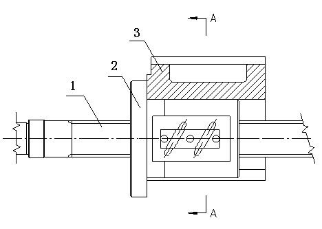 Screw lubrication detecting device for numerical control machine tool