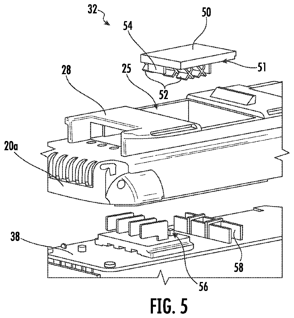 Battery packs containing configurable terminal holder