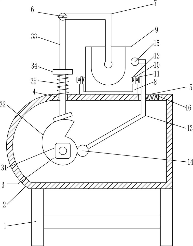 Moxa beating machine for wormwood