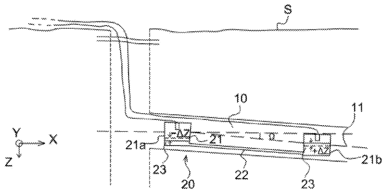 Long base inclinometer with optical measurement