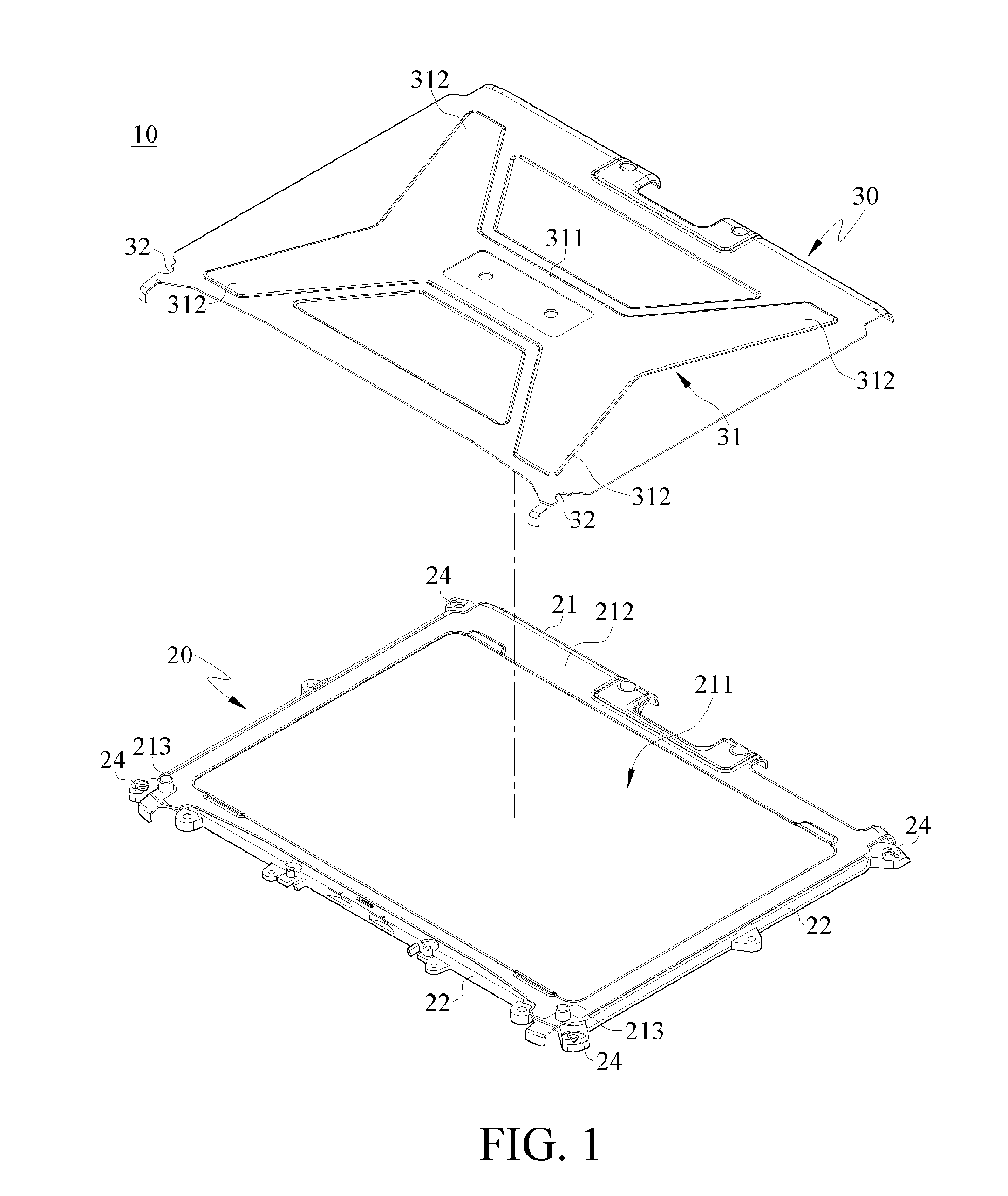 Composite casing structure