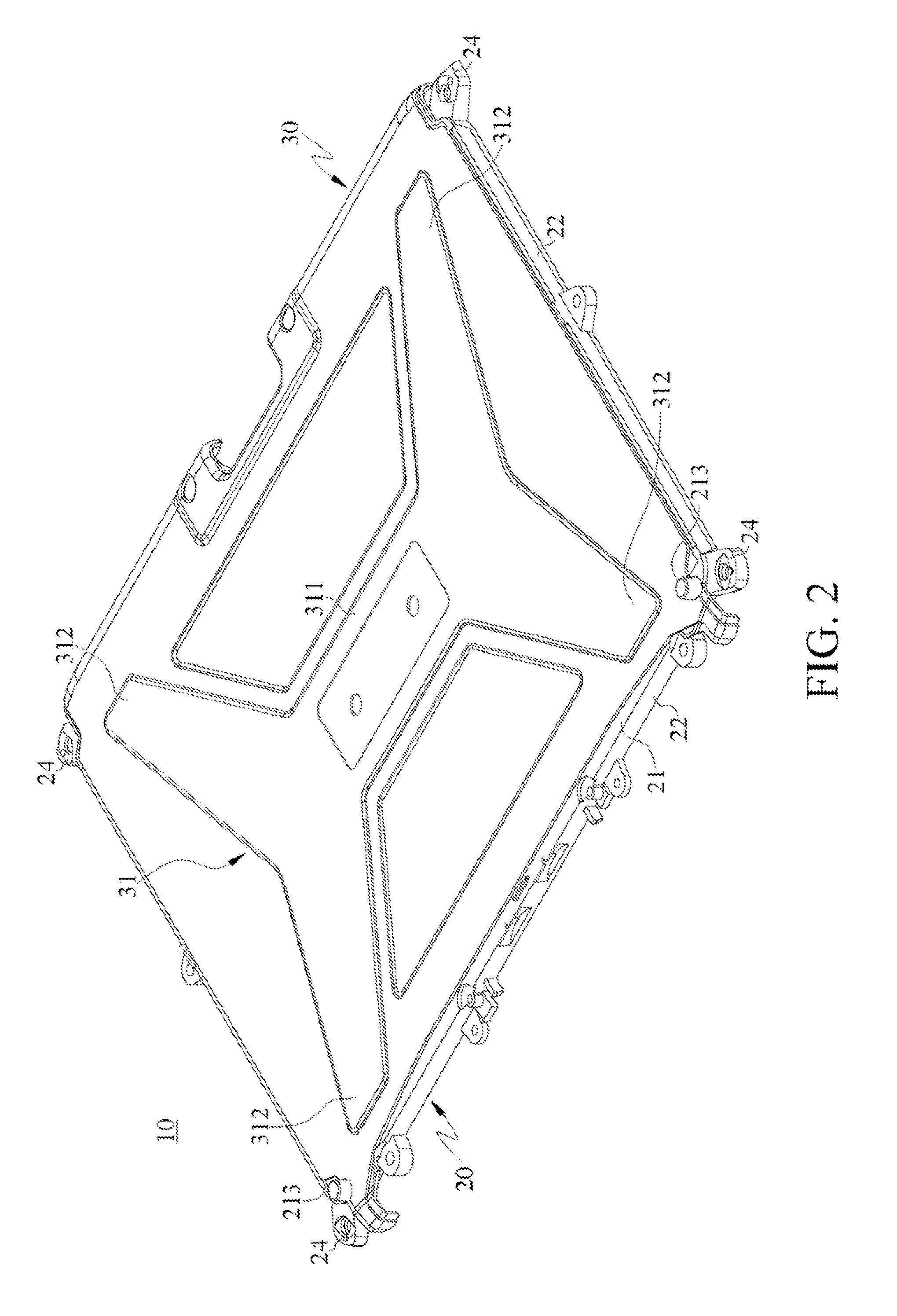 Composite casing structure