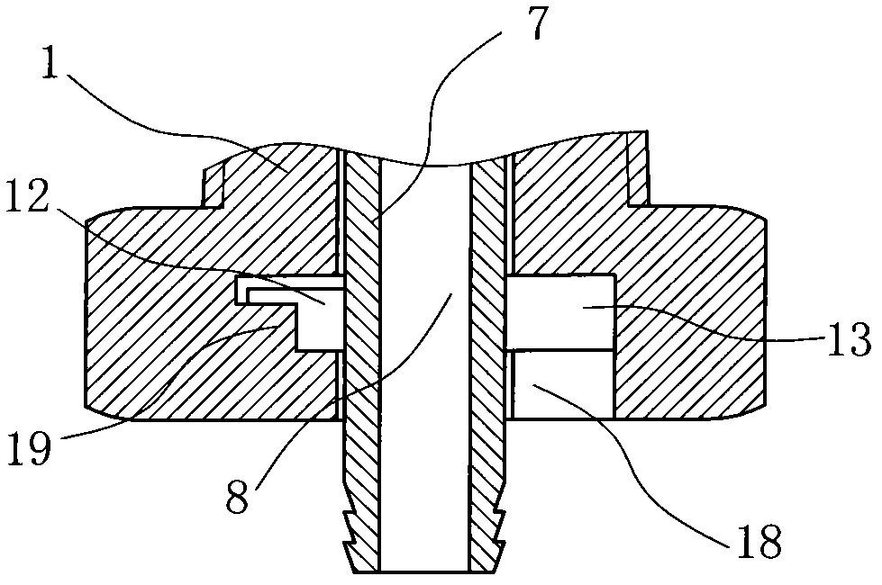 Detachment-free oil drainage bolt