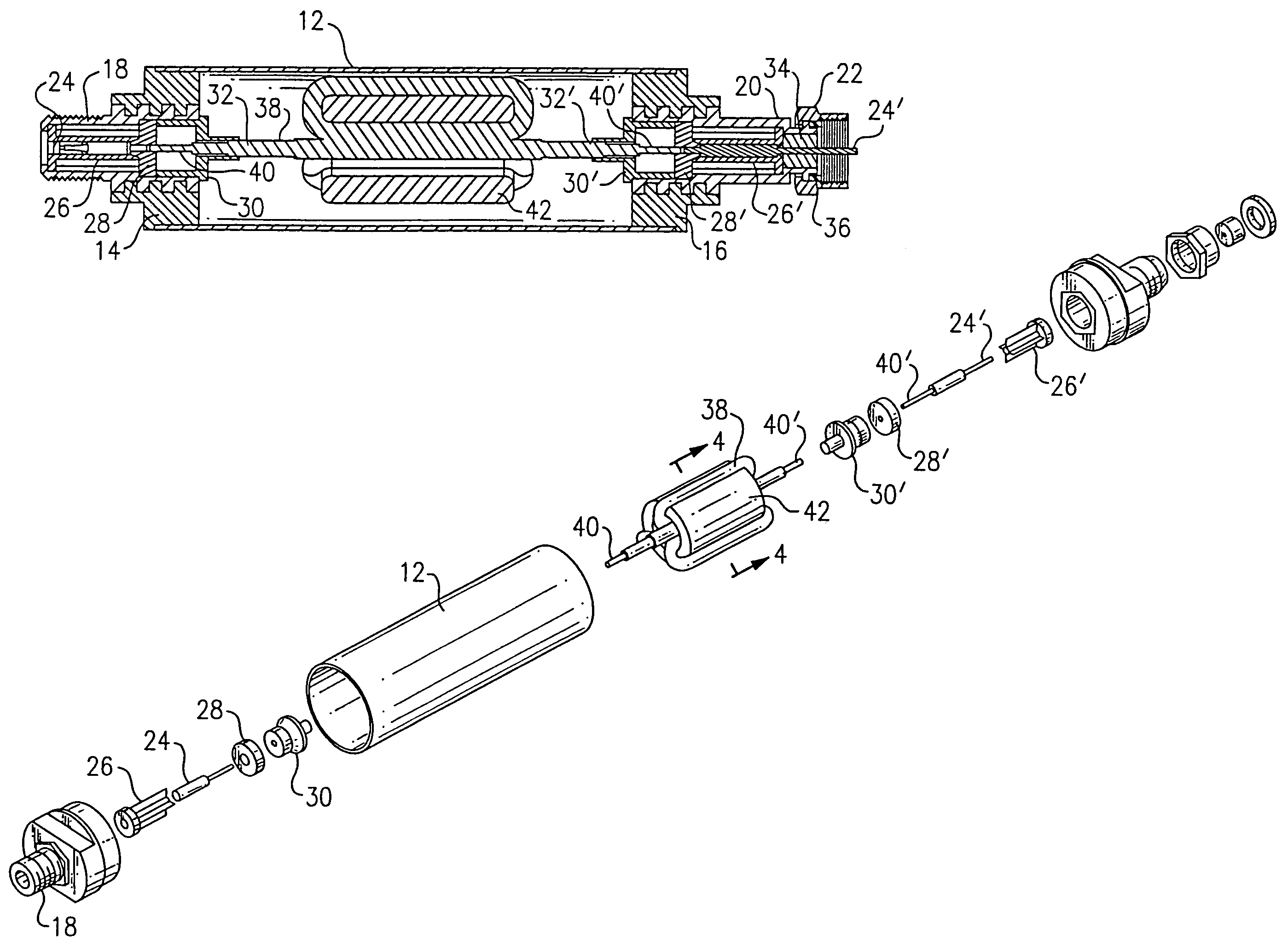 Sheath current attenuator for coaxial cable