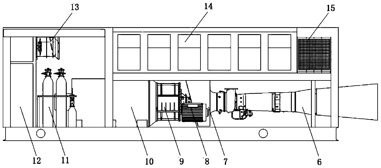 Double-vehicle-mounted gas turbine generator set