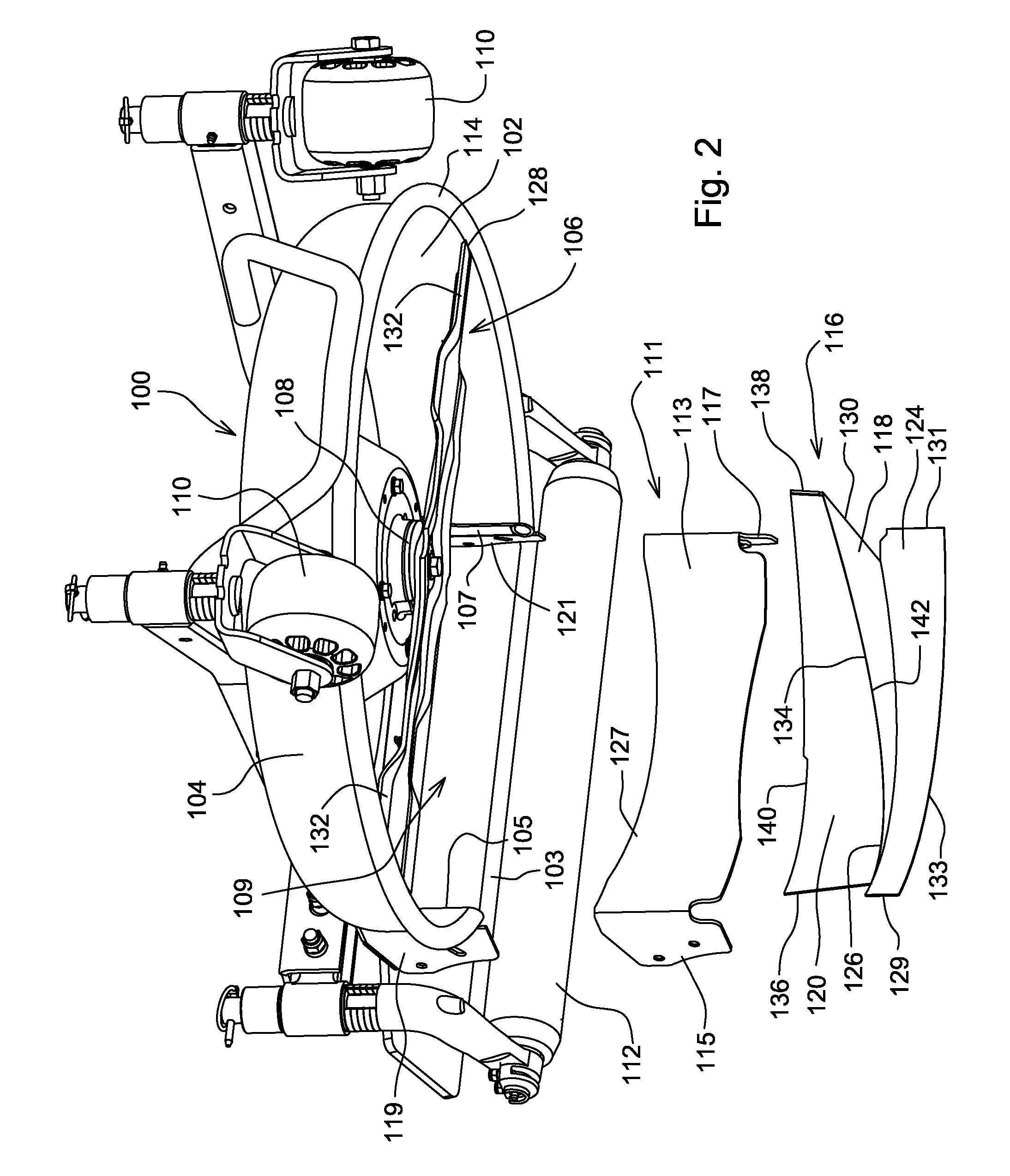 Rotary Cutting Unit With Deflection Baffle