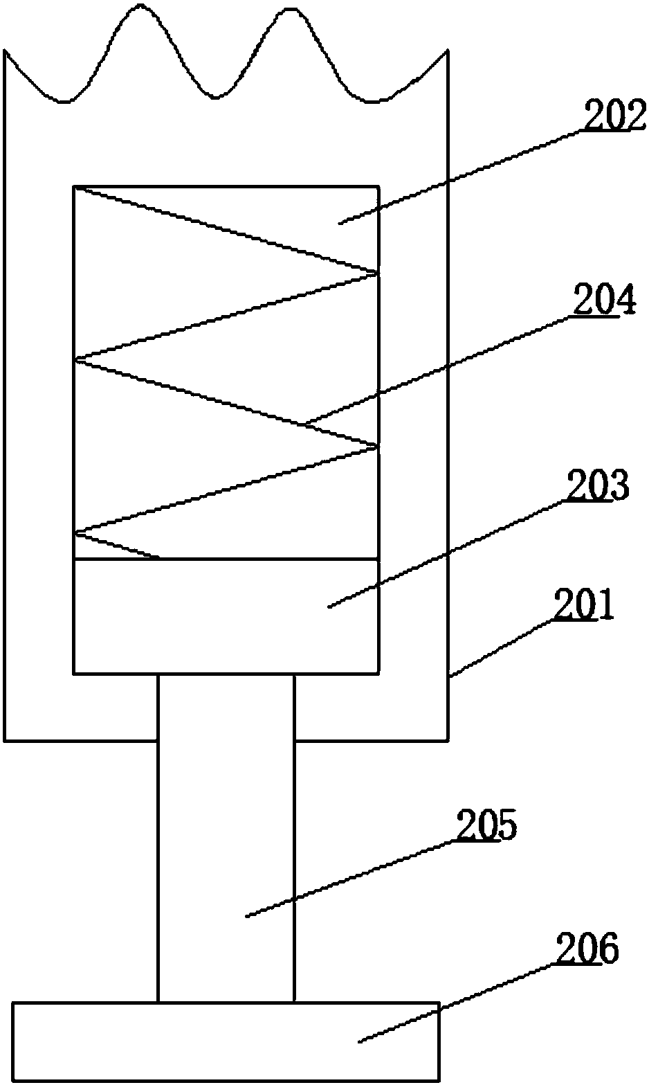 Perforating machine for cement electricity pole construction