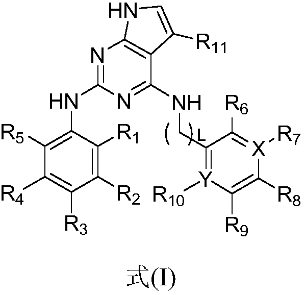 Pyrrolo[2,3-d]pyrimidine compounds and salts thereof, preparation method and medical use