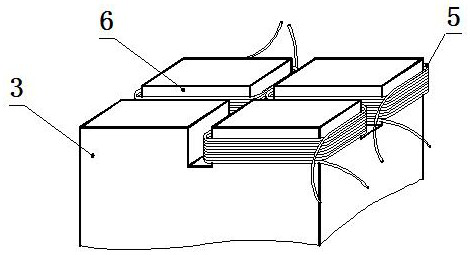 Multi-channel gyromagnetic filter magnetic circuit