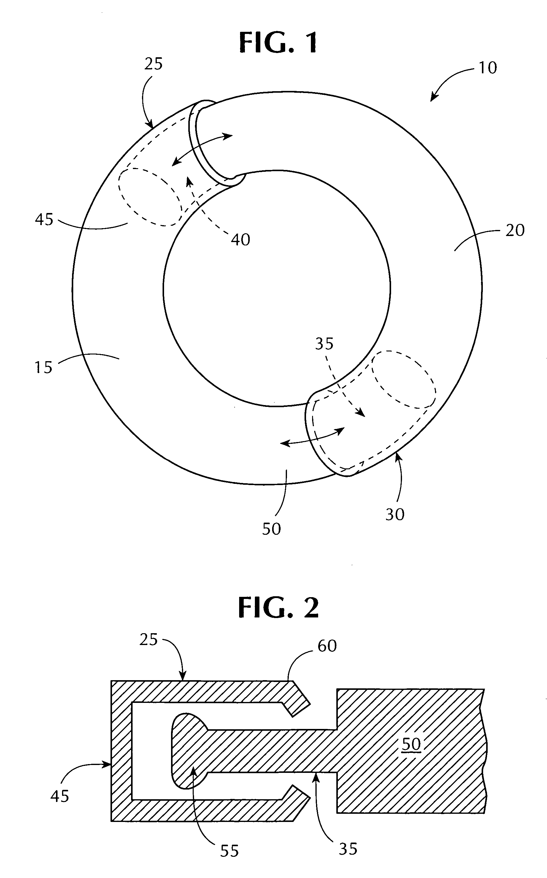 Magnetically attractable components for self-sizing jewelry articles