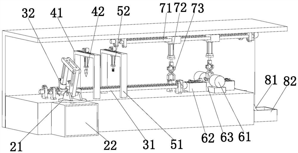 Automatic machining process for special-shaped iron sheet