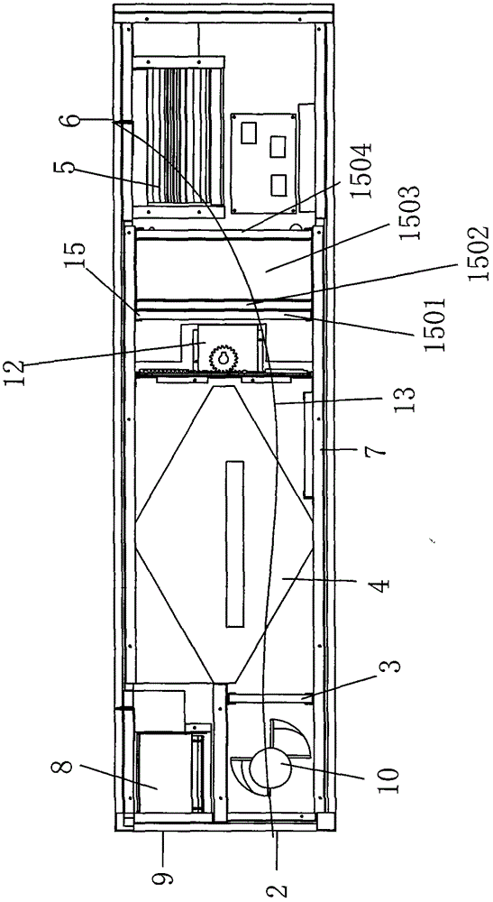 A wall-mounted fresh air purifier