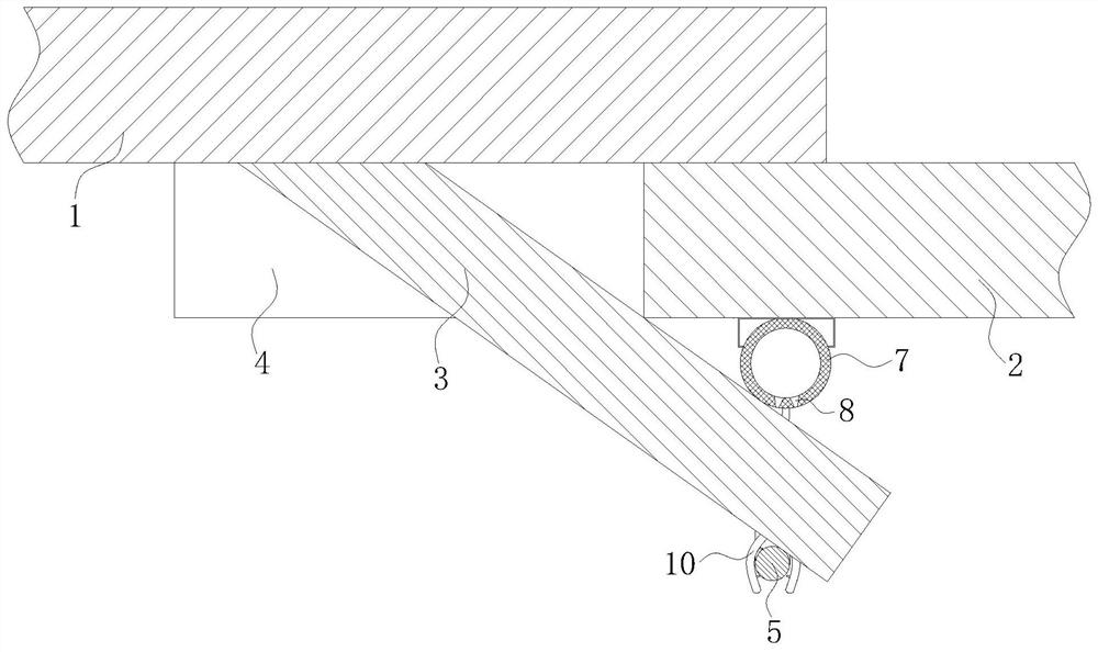 A sheet metal part for rain protection