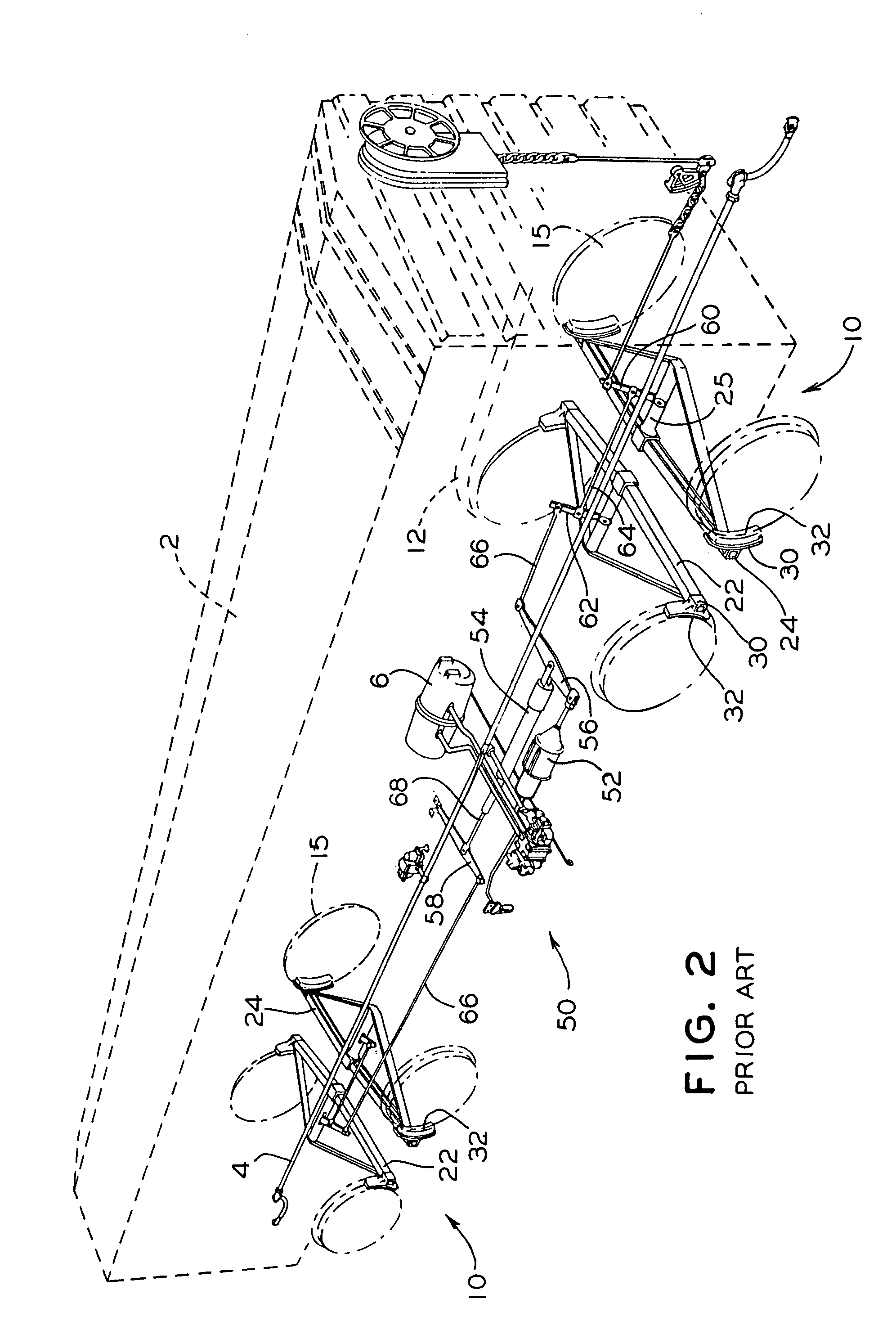 Brake system with integrated car load compensating arrangement