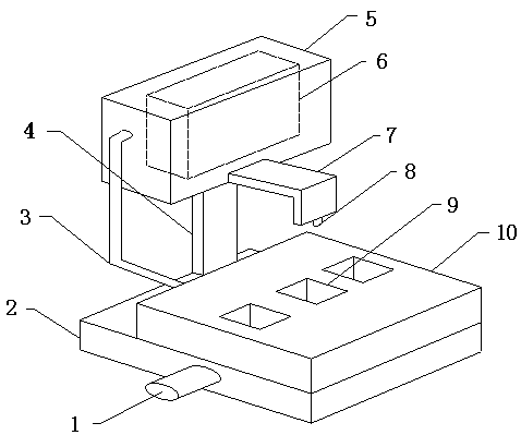 A kind of biological tissue paraffin embedding machine for pathology department