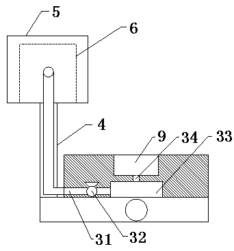 A kind of biological tissue paraffin embedding machine for pathology department