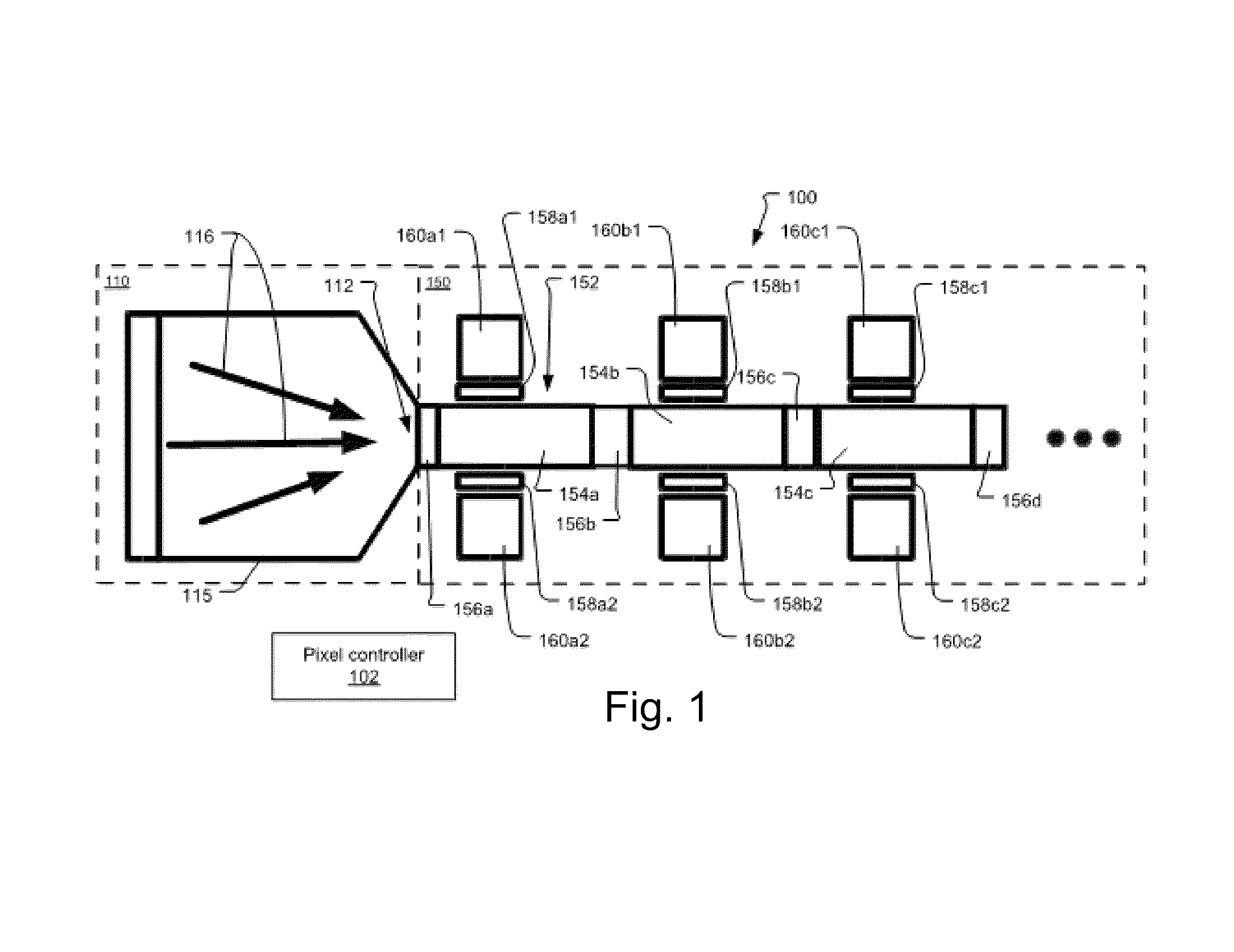 Demodulation pixel with daisy chain charge storage sites and method of operation therefor