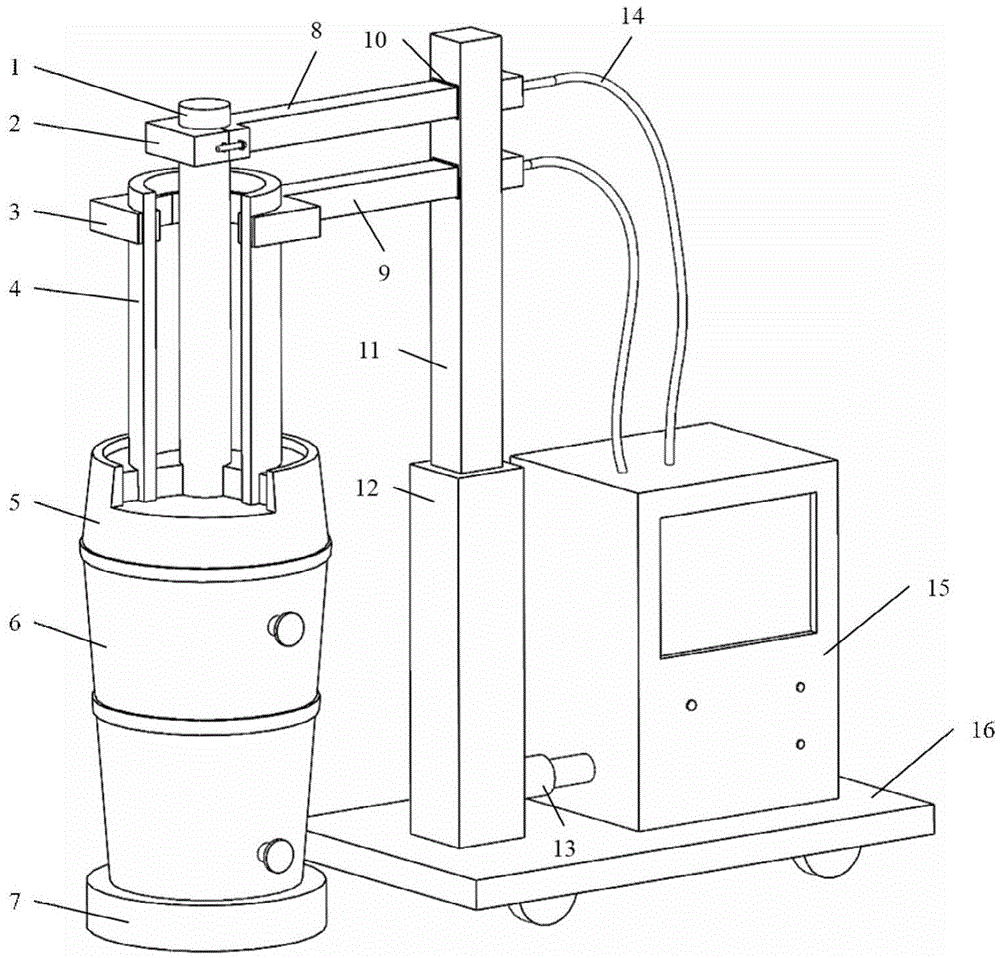 A large-scale steel ingot electroslag thermal capping device and method with evenly distributed heat source