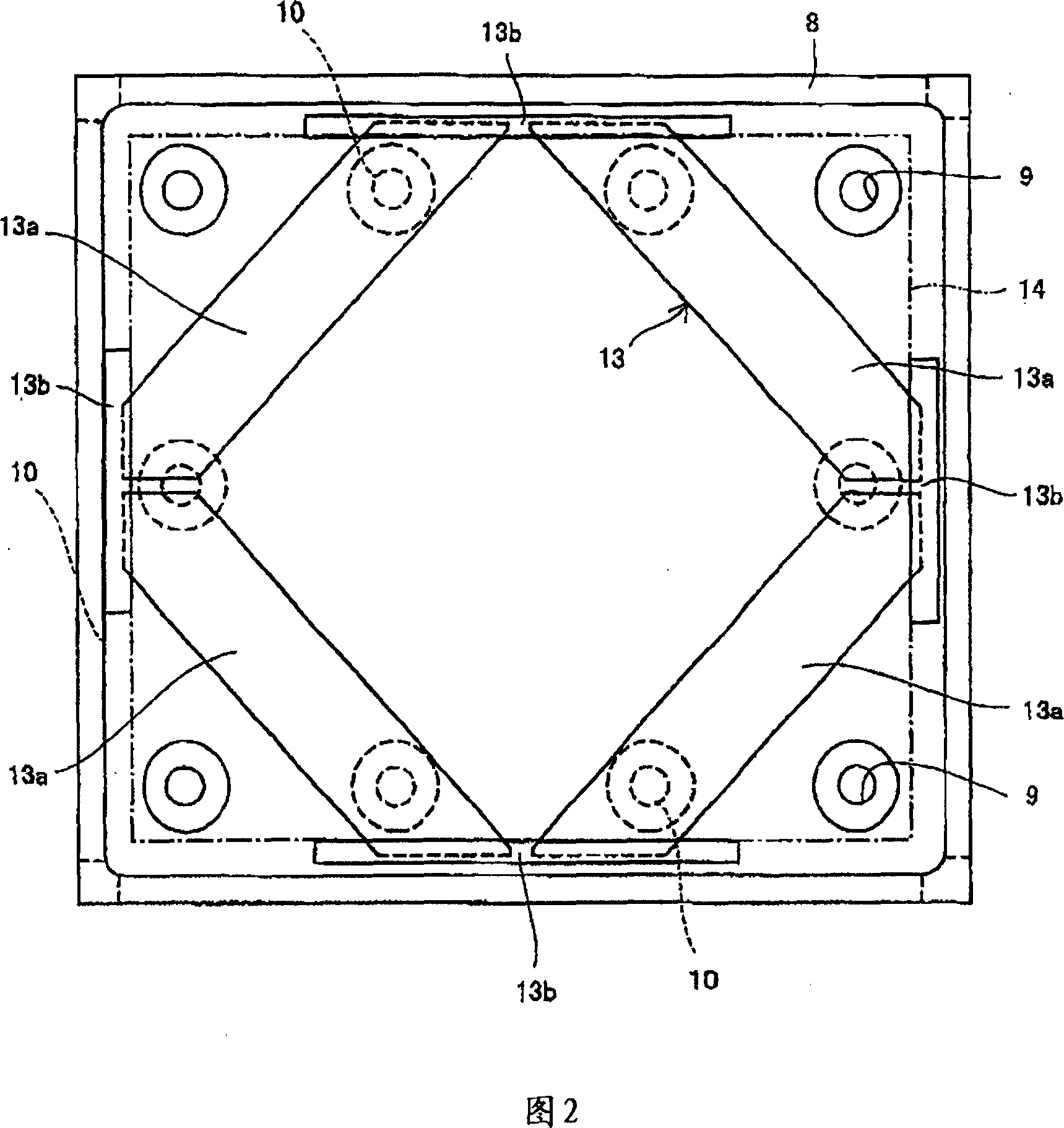 Decompression drying processing device