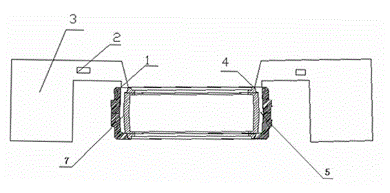 Method for preparing rounded pre-vulcanized tyre surface of giant-scale tyre for mining by screw-type pushing-in process