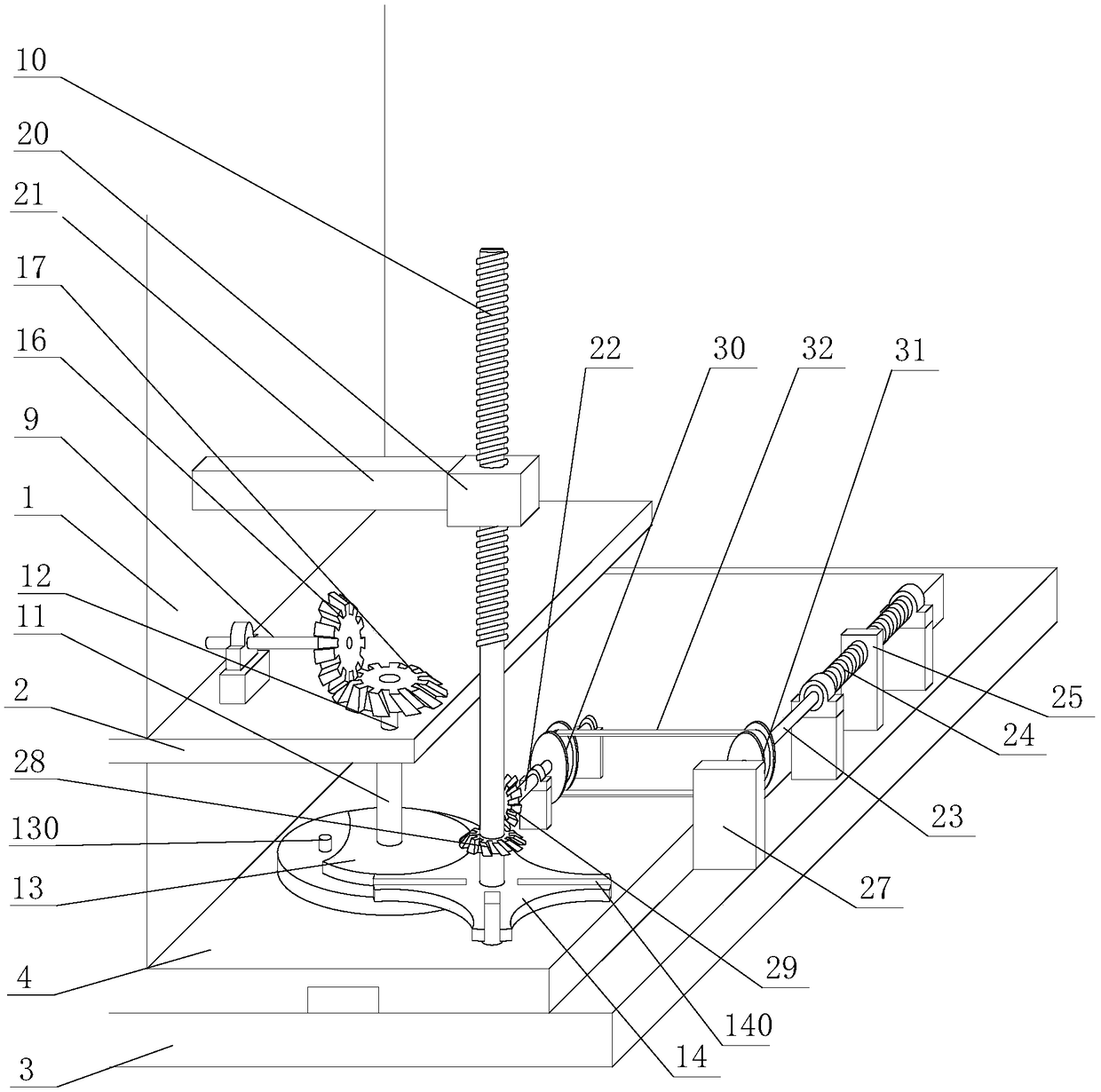 Automatic movement type ladle pouring device