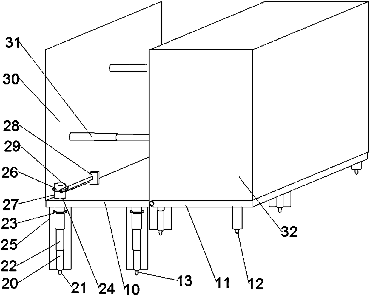 Slope-walking transport robot