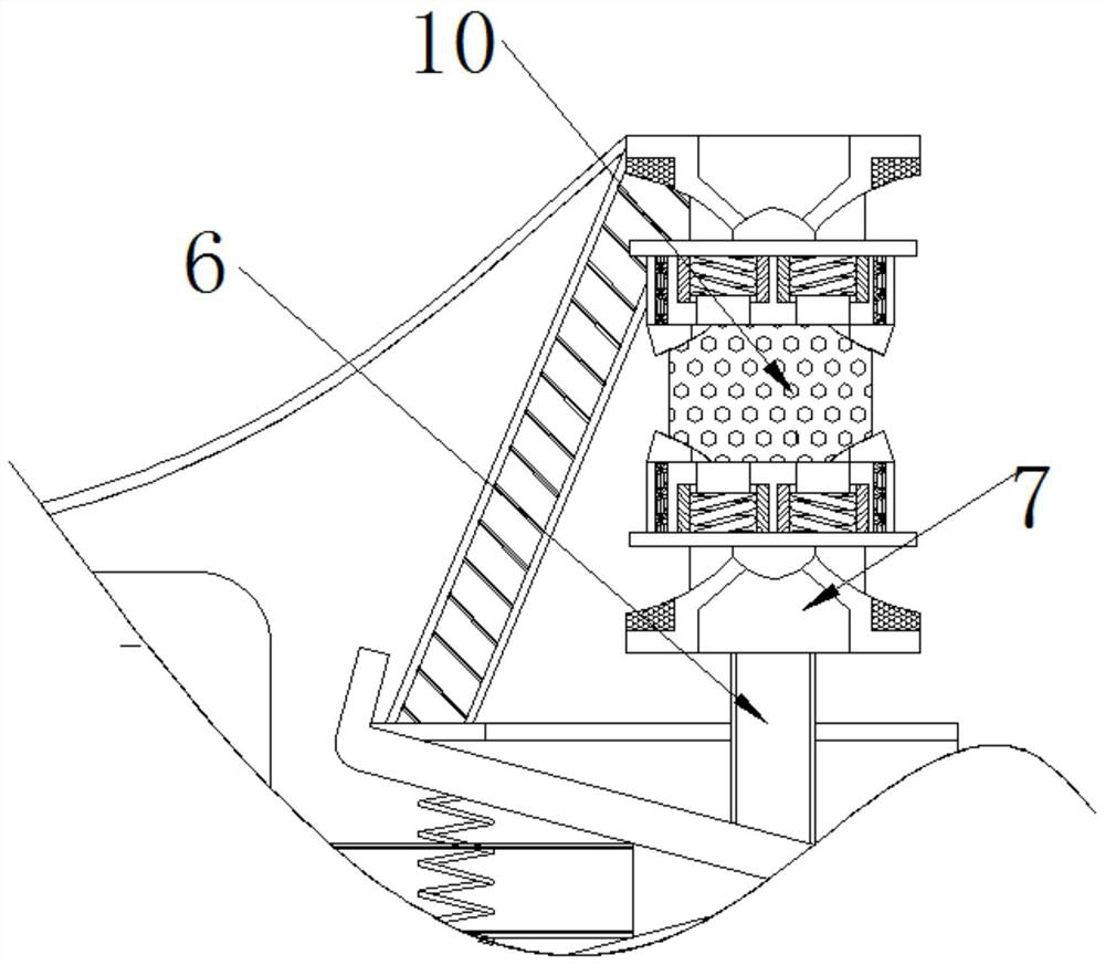 Device used for smart city and capable of automatically controlling atmospheric quality according to environment