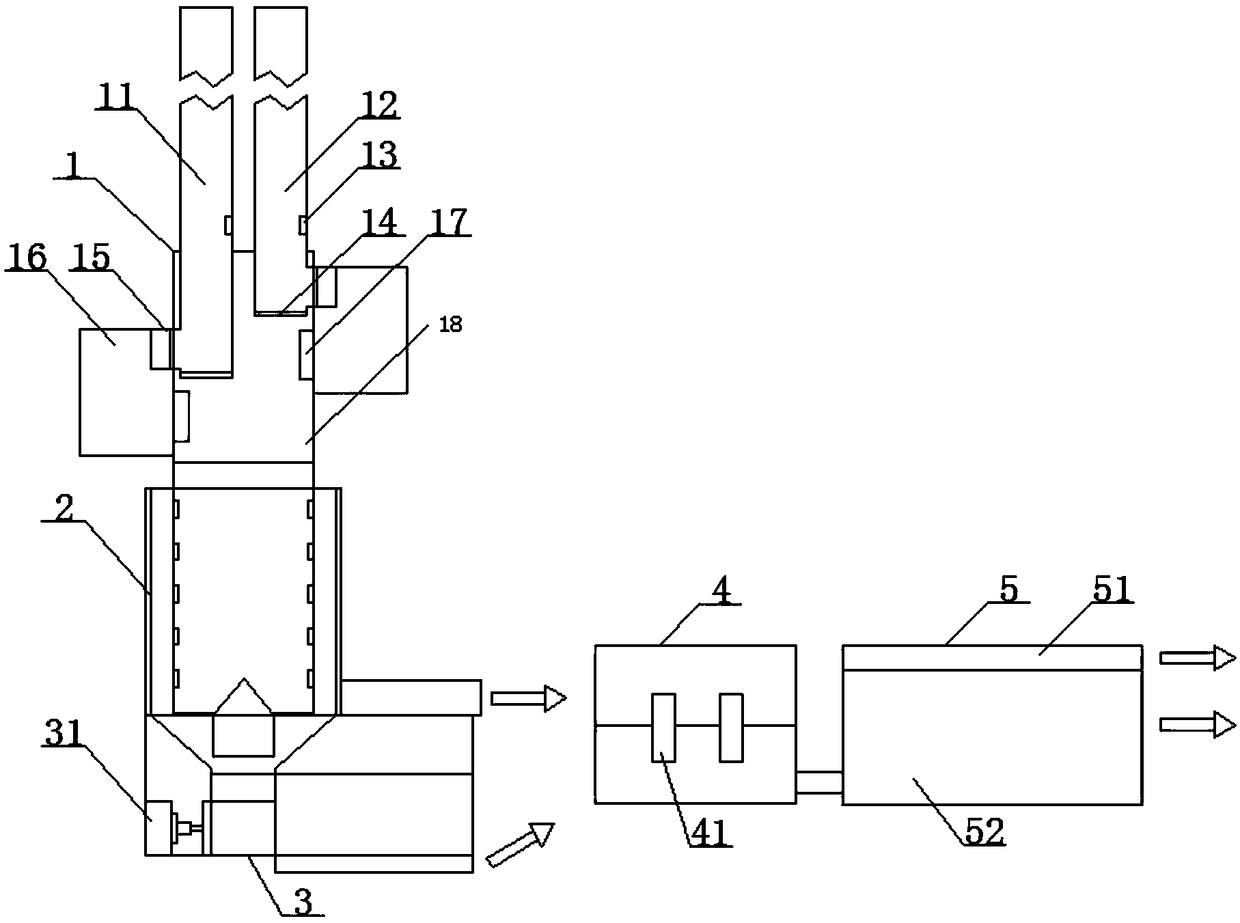 Tall building kitchen sewage treatment method and integrated treatment device