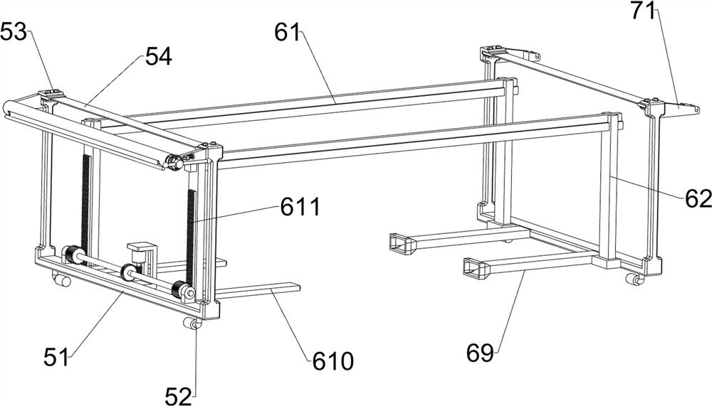 Gynecological sickbed convenient for replacing bed sheet