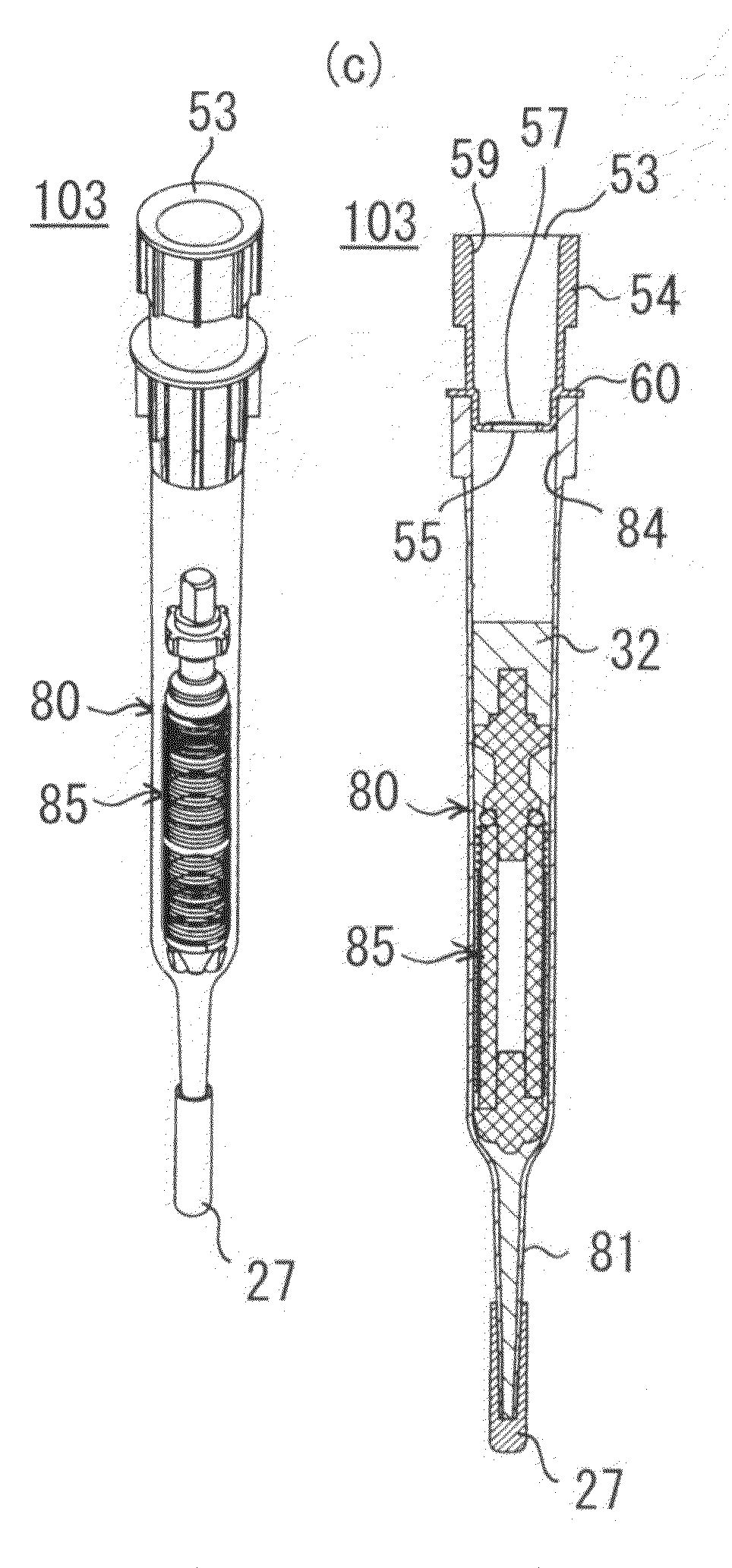 Pipette tip having carrier/fluid enclosed therein, apparatus for treating pipette tip having carrier/fluid enclosed therein and method of treating pipette tip having carrier/fluid enclosed therein