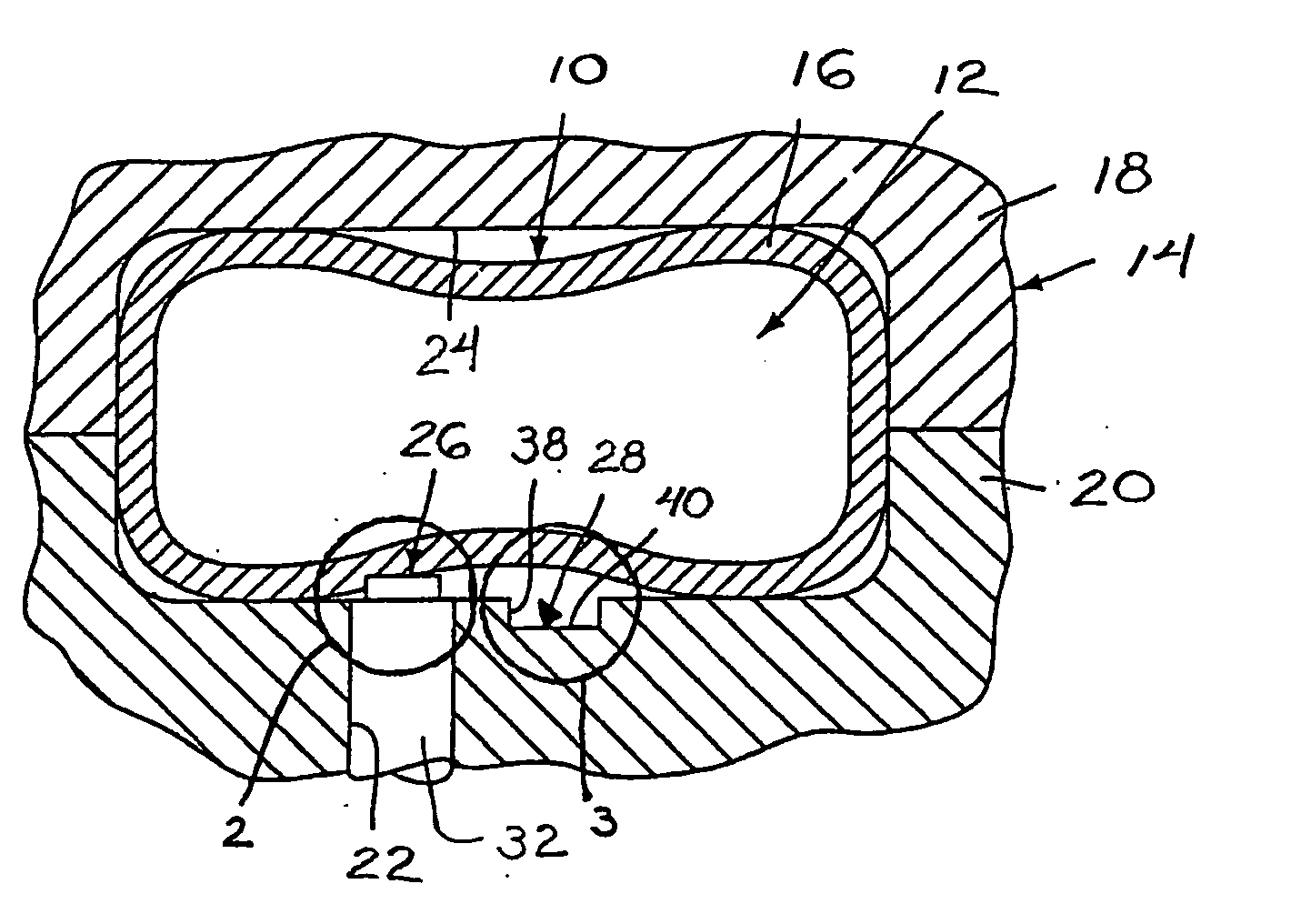 Method of forming hydroformed member with opening