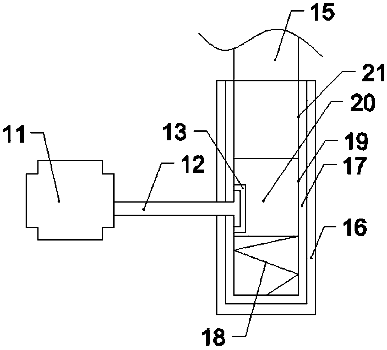 A single-fry single-tail energy-saving frying stove