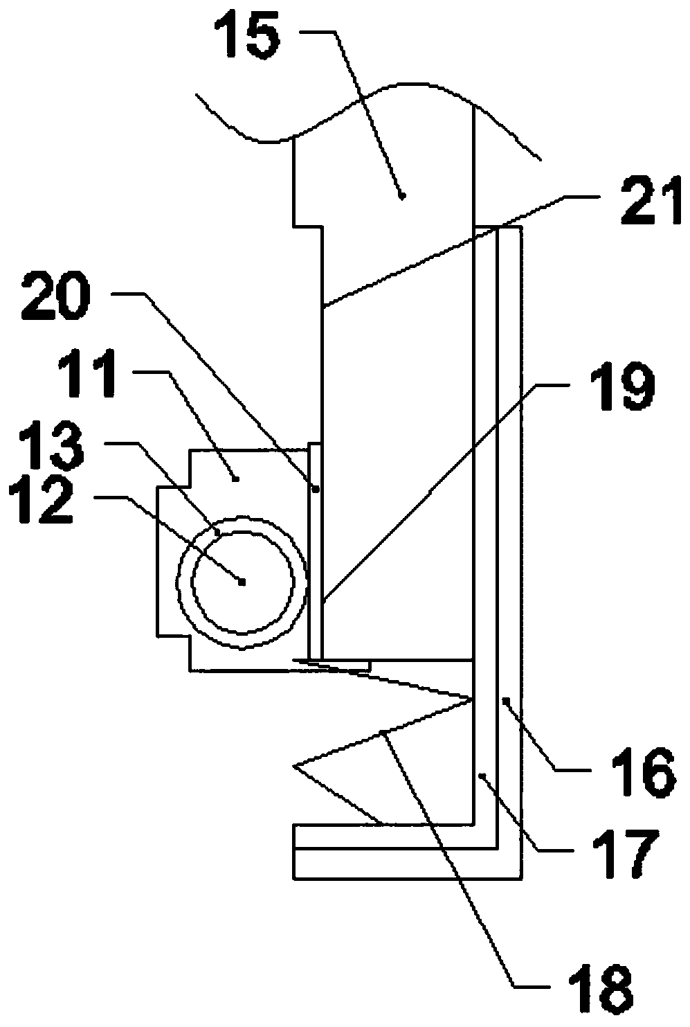 A single-fry single-tail energy-saving frying stove