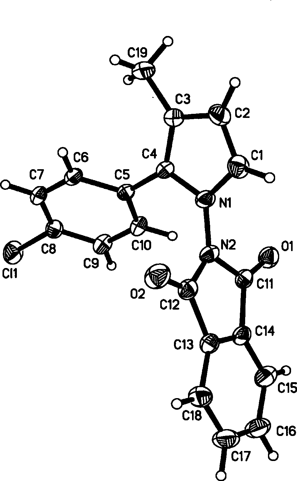 Process for synthesizing effective azolylamine derivative