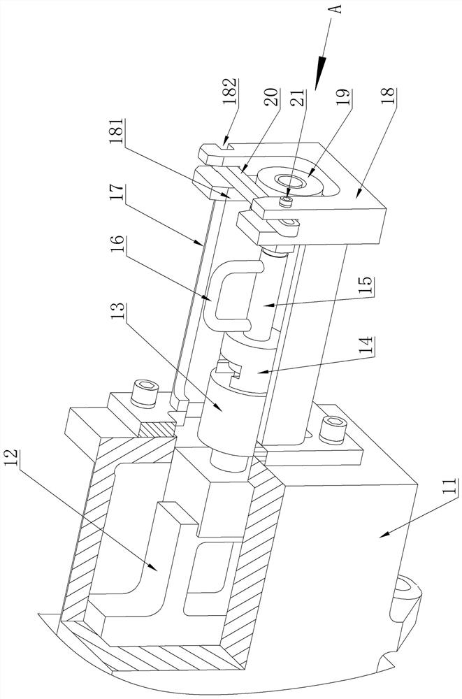 Anti-collision device for ladle sliding nozzle mechanism