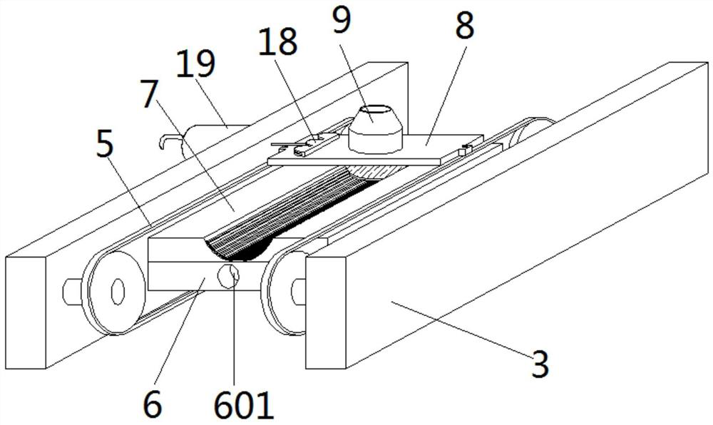 Line hooking and knotting equipment for badminton production and manufacturing