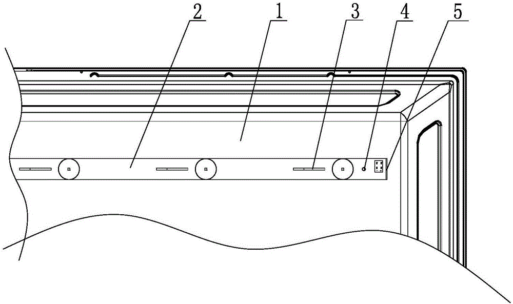 Lamp bar fixed structure, backlight module and displayer