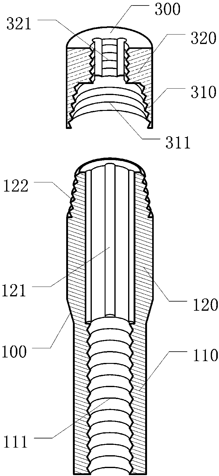 Mechanical connection assembly for pile foundation reinforcing steel bars for highway bridge engineering, and connecting method of mechanical connection assembly