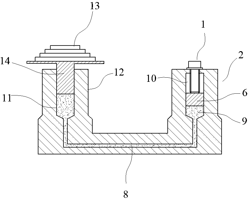 A bolt simulator structure