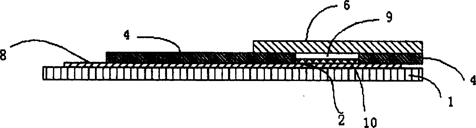 Test bar for testing whole blood lactic acid