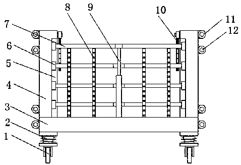 Decoration basket with high safety performance for buildings