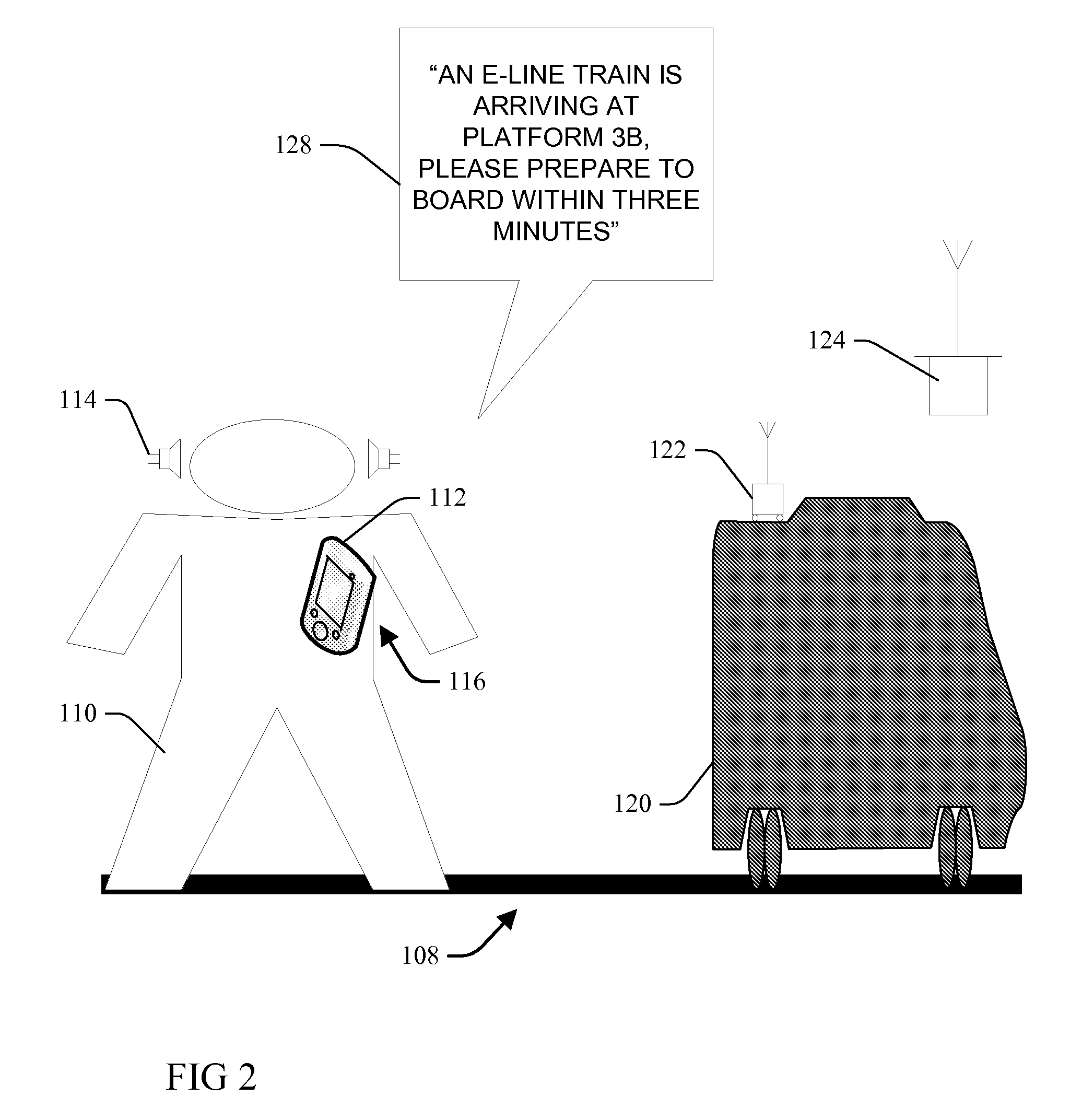 Real-time personal device transit information presentment