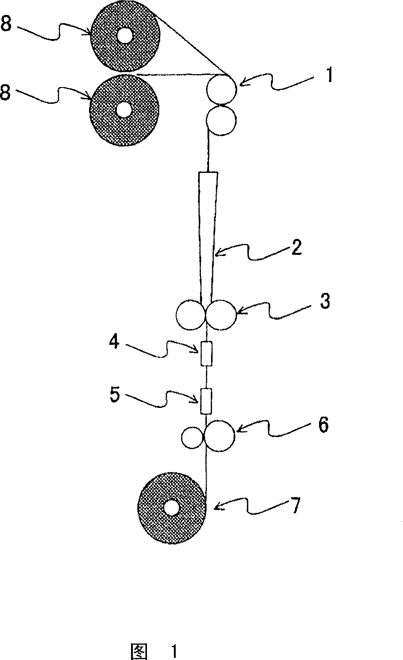 High-strength yarn made through stretch breaking and process for producing the same