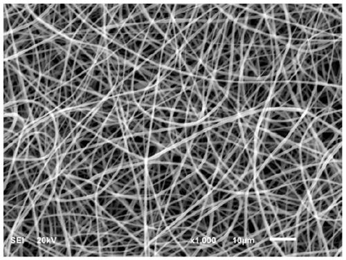 Polyvinyl alcohol/carboxymethyl chitosan nanofiber medical dressing as well as preparation method and application thereof