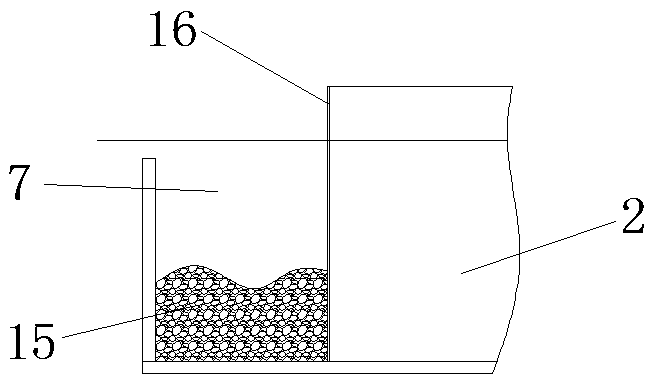 Pond engineering culture effluent and ricefield recycling system