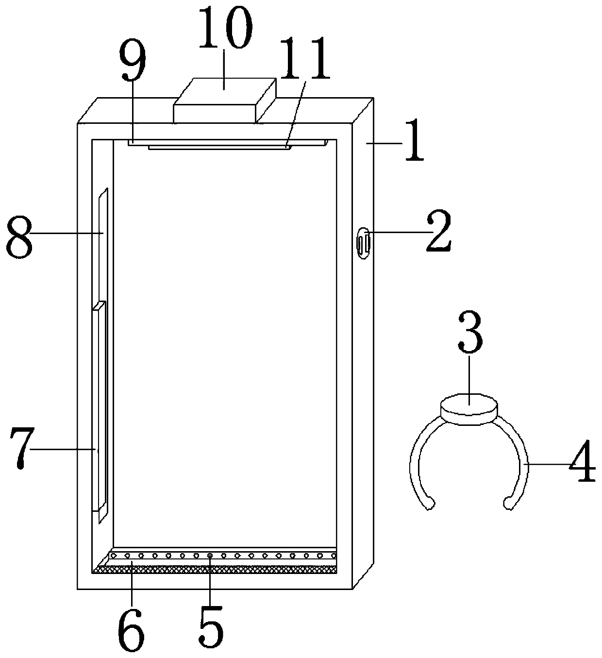 Biological data measuring device