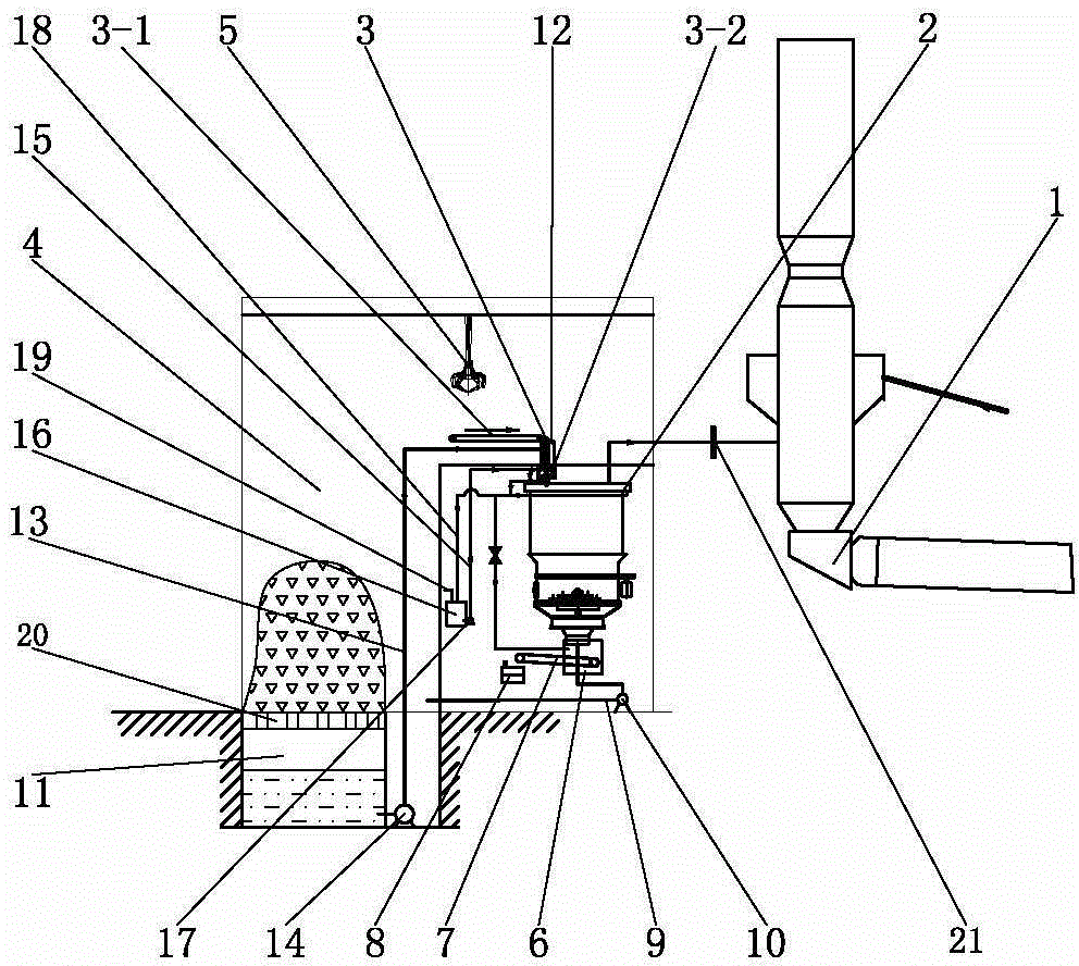 Cement kiln capable of realizing waste gasification outside same and gasification method thereof