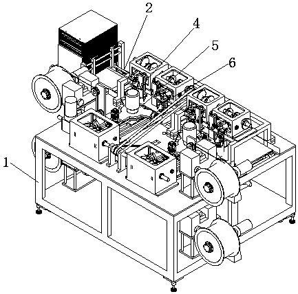 Automatic rope threading equipment for carry bags