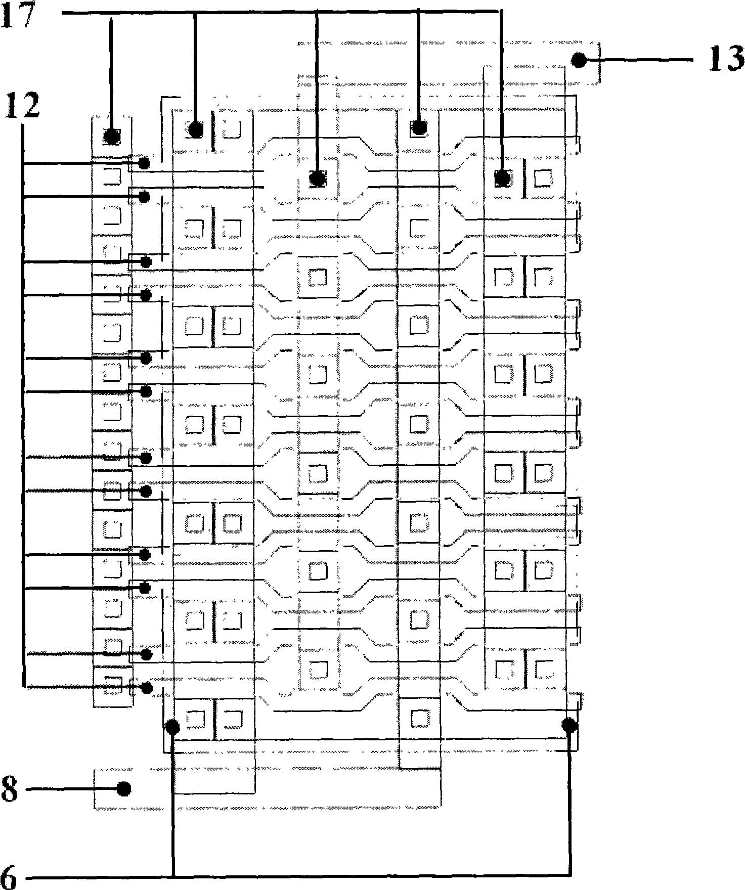 Silicic double probe PMOS radiation dose meter based on insulator